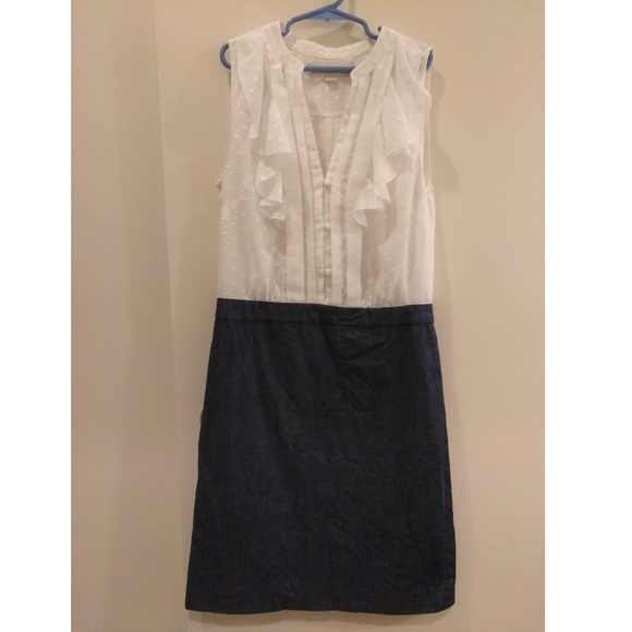 LOFT Dresses & Skirts - LOFT size 0P button-down sleeveless dress